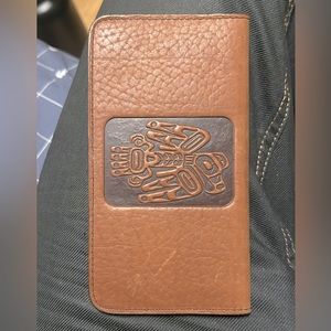 Oberon Engraved Leather Wallet